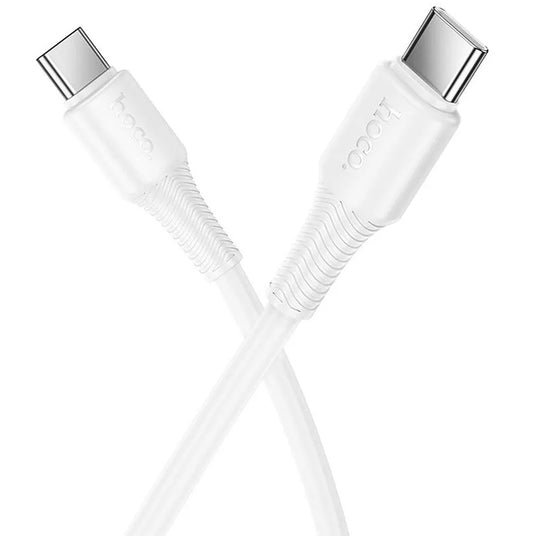 USB-C Data and Charging Cable - USB-C HOCO X120, 60W, 1m, White