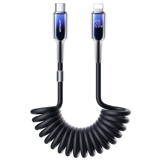 USB-C to Lightning Data and Charging Cable Joyroom S-A43 Crystal, 30W, 1.5m, Black