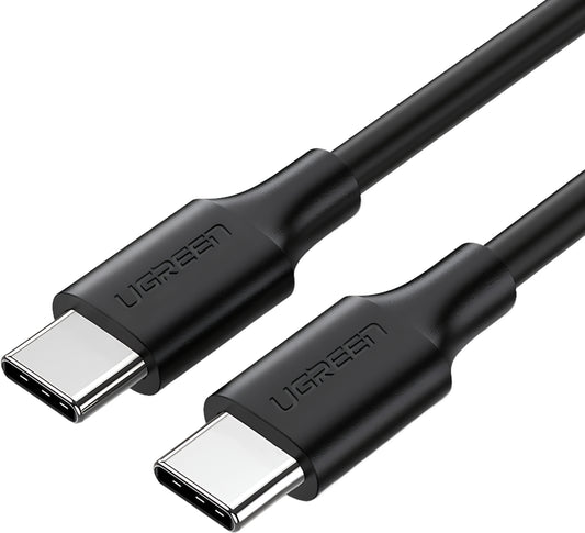 USB-C Data and Charging Cable - USB-C UGREEN US286, 60W, 3m, Black