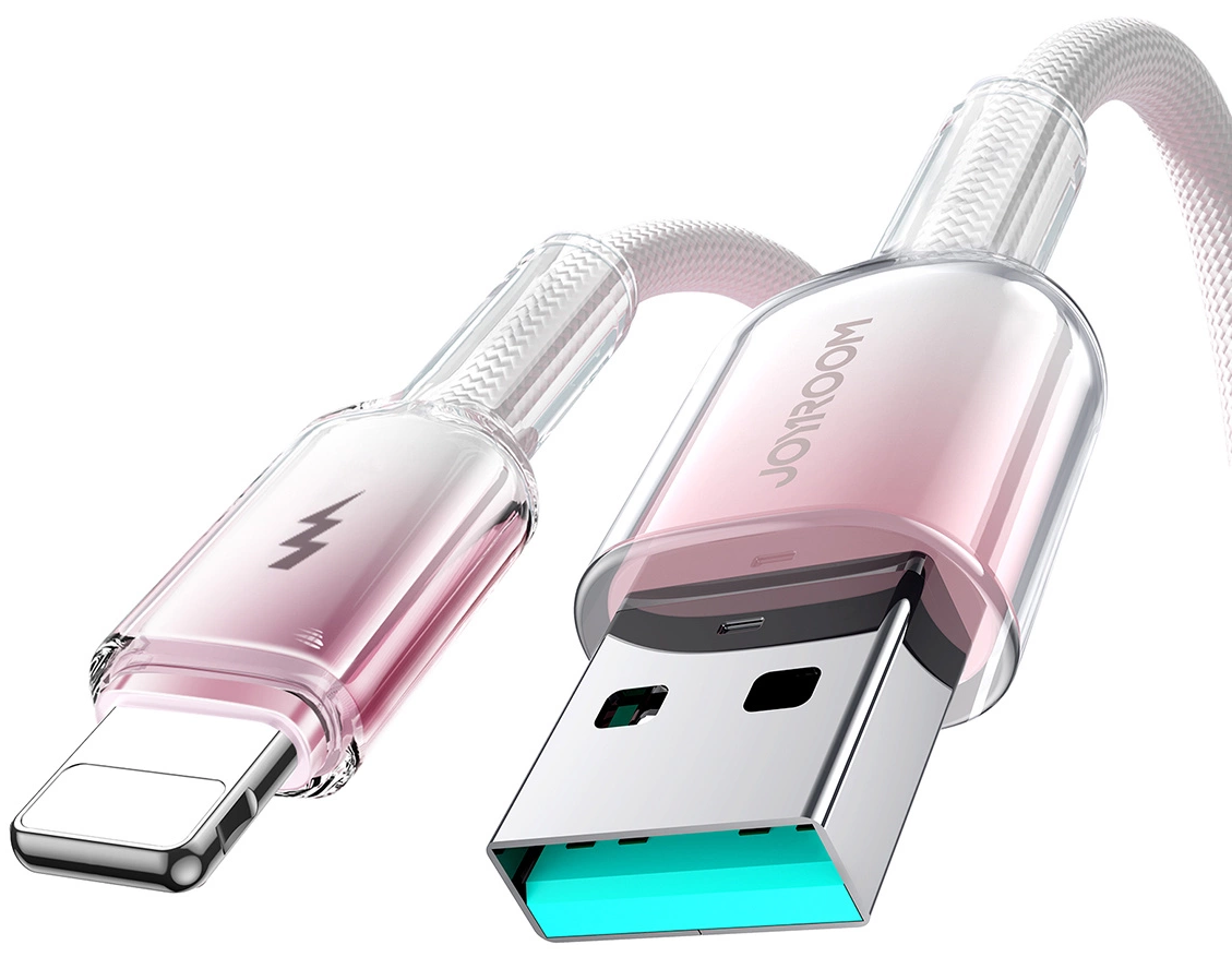 USB-A to Lightning Data and Charging Cable Joyroom S-A42, 18W, 1.2m, White
