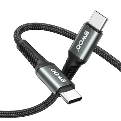 USB-C Data and Charging Cable - USB-C BWOO BO-X288C-C, 60W, 1m, Black