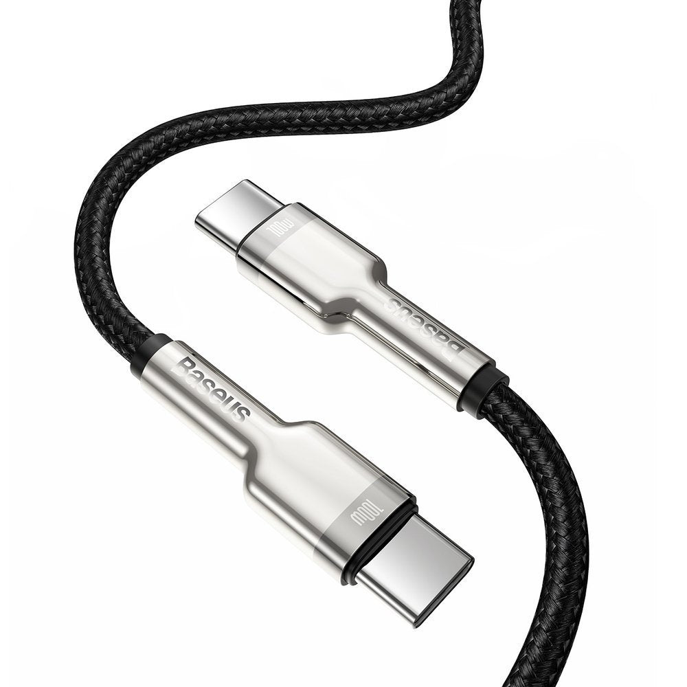 USB-C Data and Charging Cable - USB-C Baseus Cafule, 100W, 2m, Black CATJK-D01