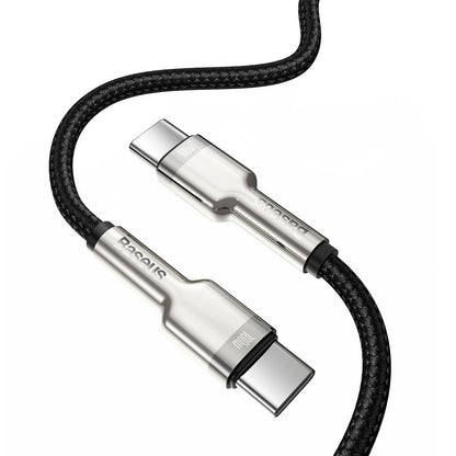 USB-C Data and Charging Cable - USB-C Baseus Cafule, 100W, 2m, Black CATJK-D01