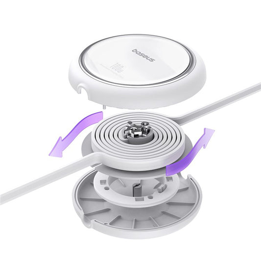 USB-C Data and Charging Cable - USB-C Baseus Free2Draw Mini Retractable, 100W, 1m, White P10364500211-00