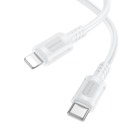 USB-C to Lightning Data and Charging Cable Borofone BX111 Feliz, 27W, 1m, White