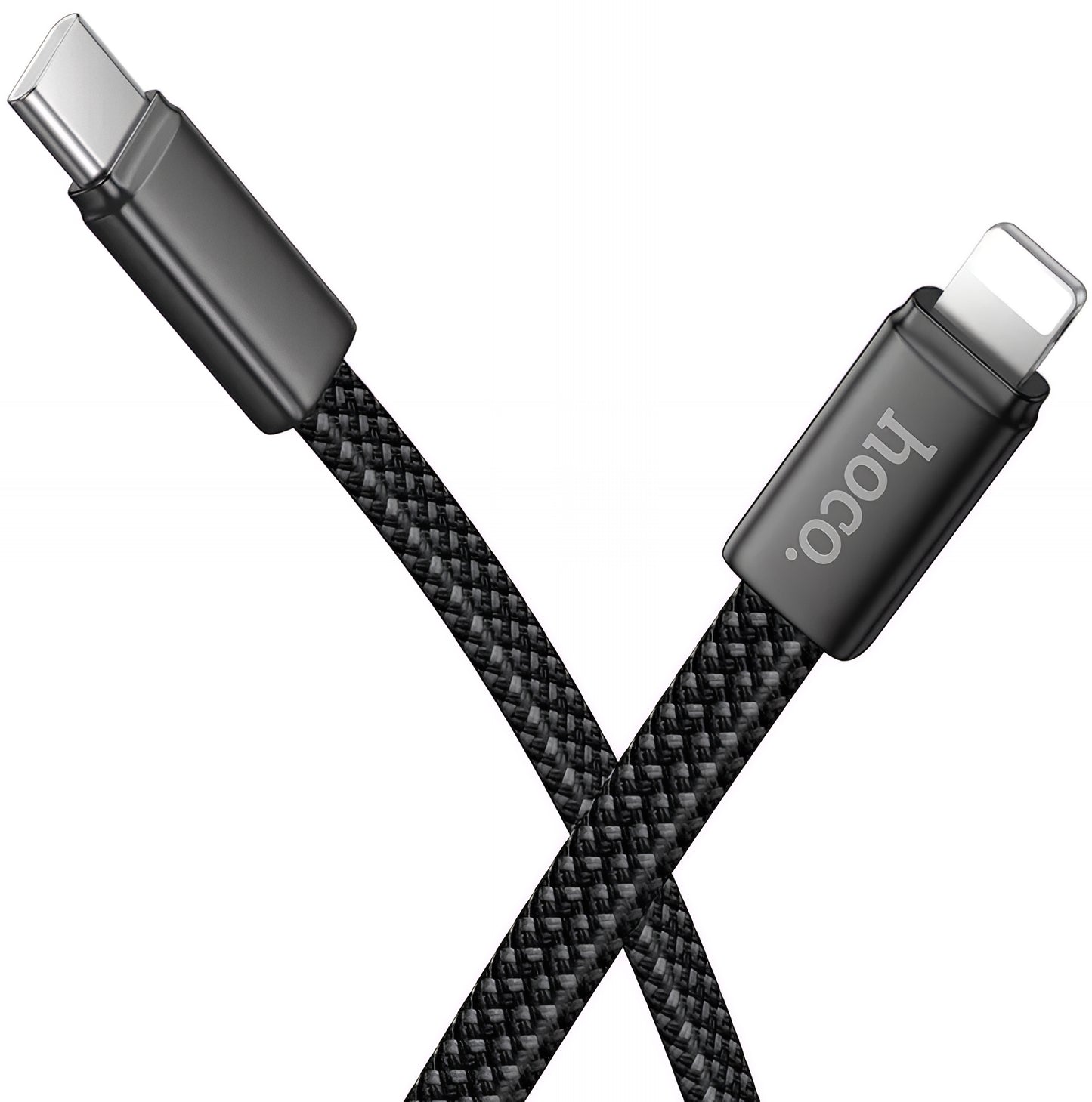 USB-C to Lightning Data and Charging Cable HOCO X125, 30W, 1m, Black