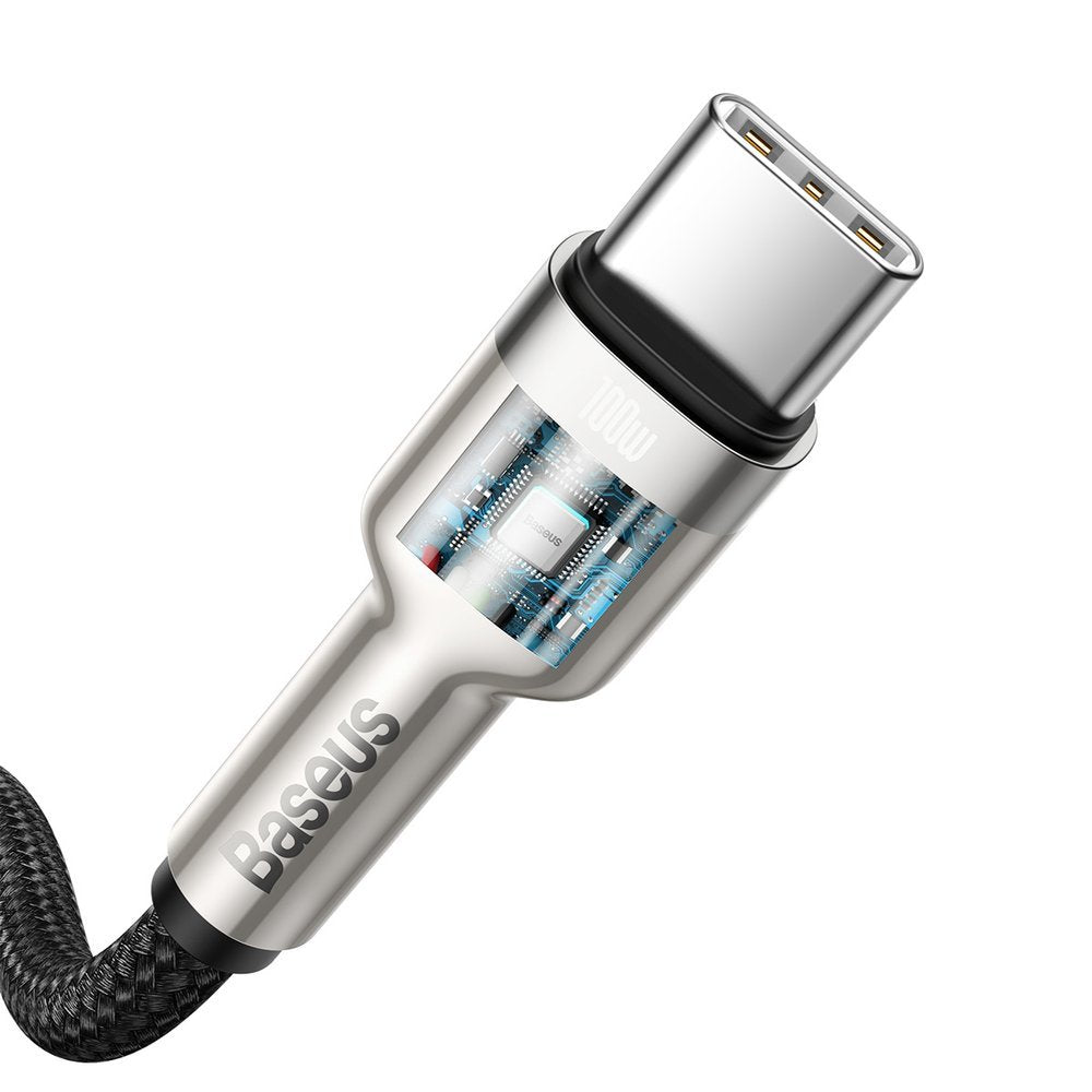 USB-C Data and Charging Cable - USB-C Baseus Cafule, 100W, 2m, Black CATJK-D01