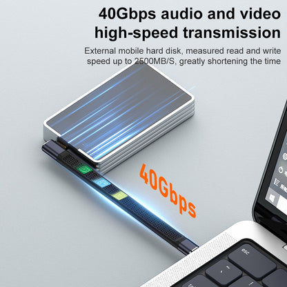USB-C Data and Charging Cable - USB-C OEM Angled 8K Video Version 3, 240W, 0.15m, Black