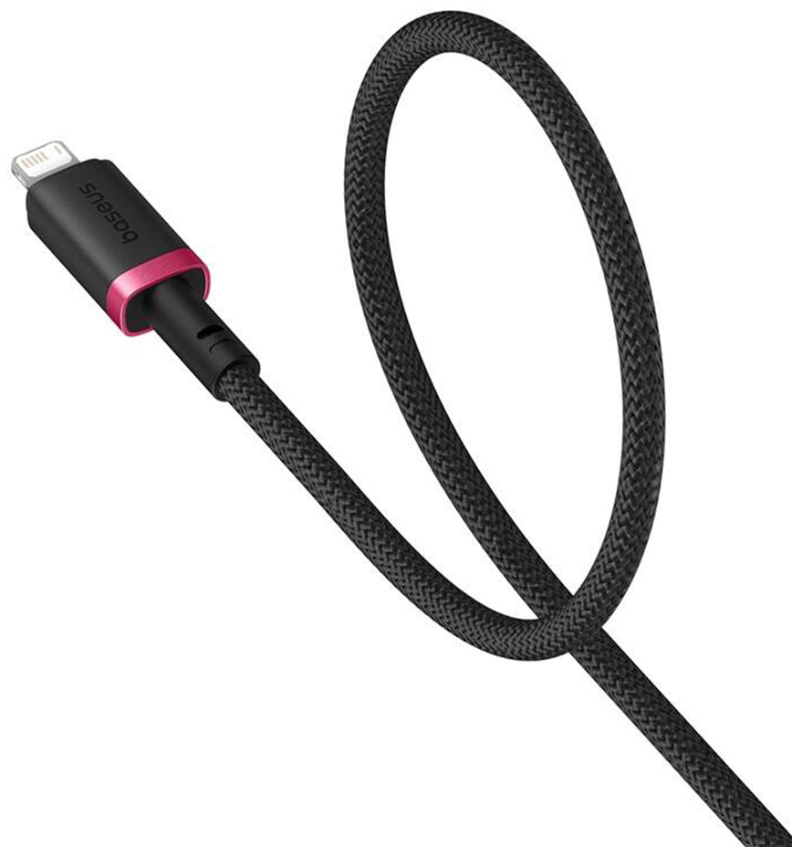 USB-A to Lightning Data and Charging Cable Baseus Dura Series, 18W, 2m, Red P10377801U01-03