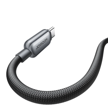 USB-A to Lightning Data and Charging Cable Joyroom S-A55 StarFlight Display, 18W, 1.2m, Black