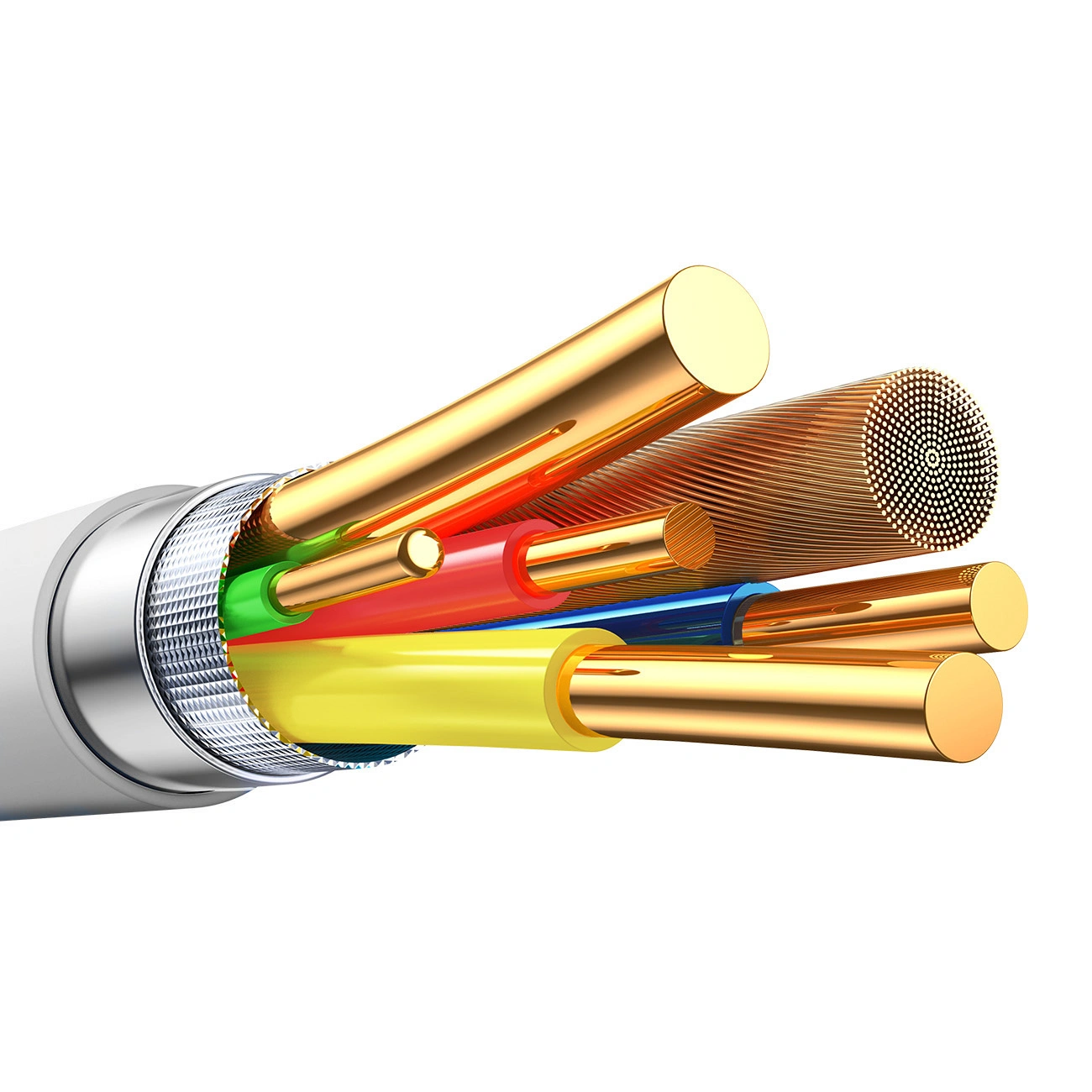 USB-C Data and Charging Cable - USB-C Joyroom S-A59 Vibrant, 60W, 1.2m, White