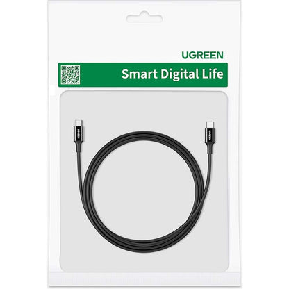 UGREEN US300 USB-C to USB-C Data and Charging Cable, 100W, 2m, Black