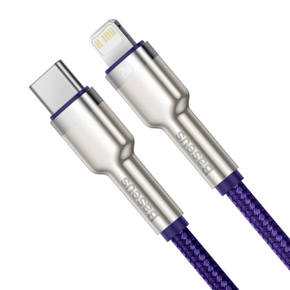 USB-C to Lightning Data and Charging Cable Baseus Cafule Metal Series, 20W, 1m, Purple CATLJK-A05