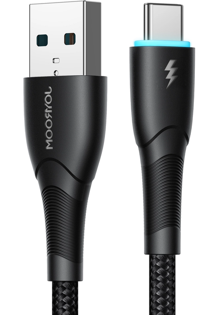 USB-A to USB-C Data and Charging Cable Joyroom S-A32, 18W, 1m, Black