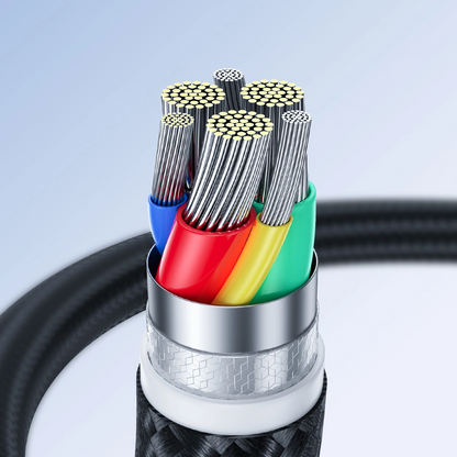 USB-A to Lightning Data and Charging Cable Joyroom S-A11, 18W, 1.2m, Black
