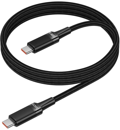 USB-C Data and Charging Cable - USB-C HOCO U153 Extreme, 100W, 1.2m, Black