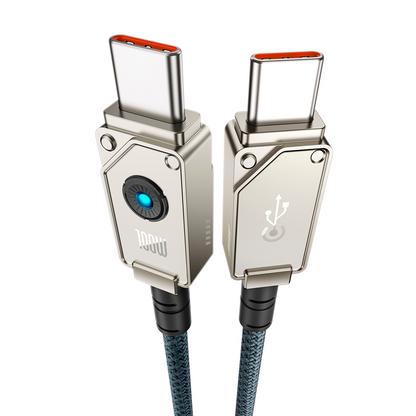 USB-C Data and Charging Cable - USB-C Baseus Unbreakable, 100W, 2m, White P10355800221-01