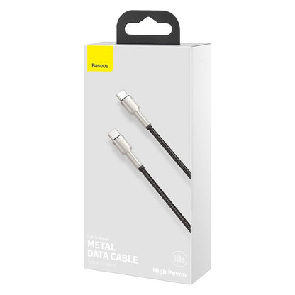 USB-C Data and Charging Cable - USB-C Baseus Cafule, 100W, 2m, Black CATJK-D01