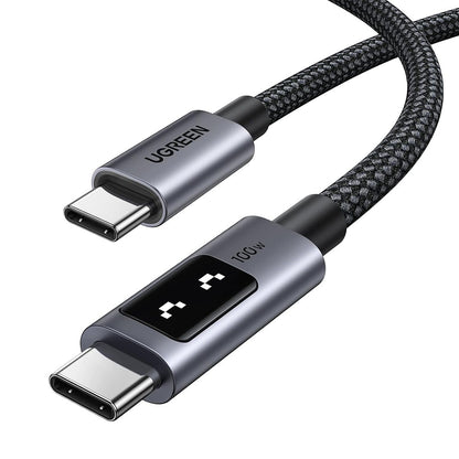 USB-C Data and Charging Cable - USB-C UGREEN L509, 100W, 1m, Gray