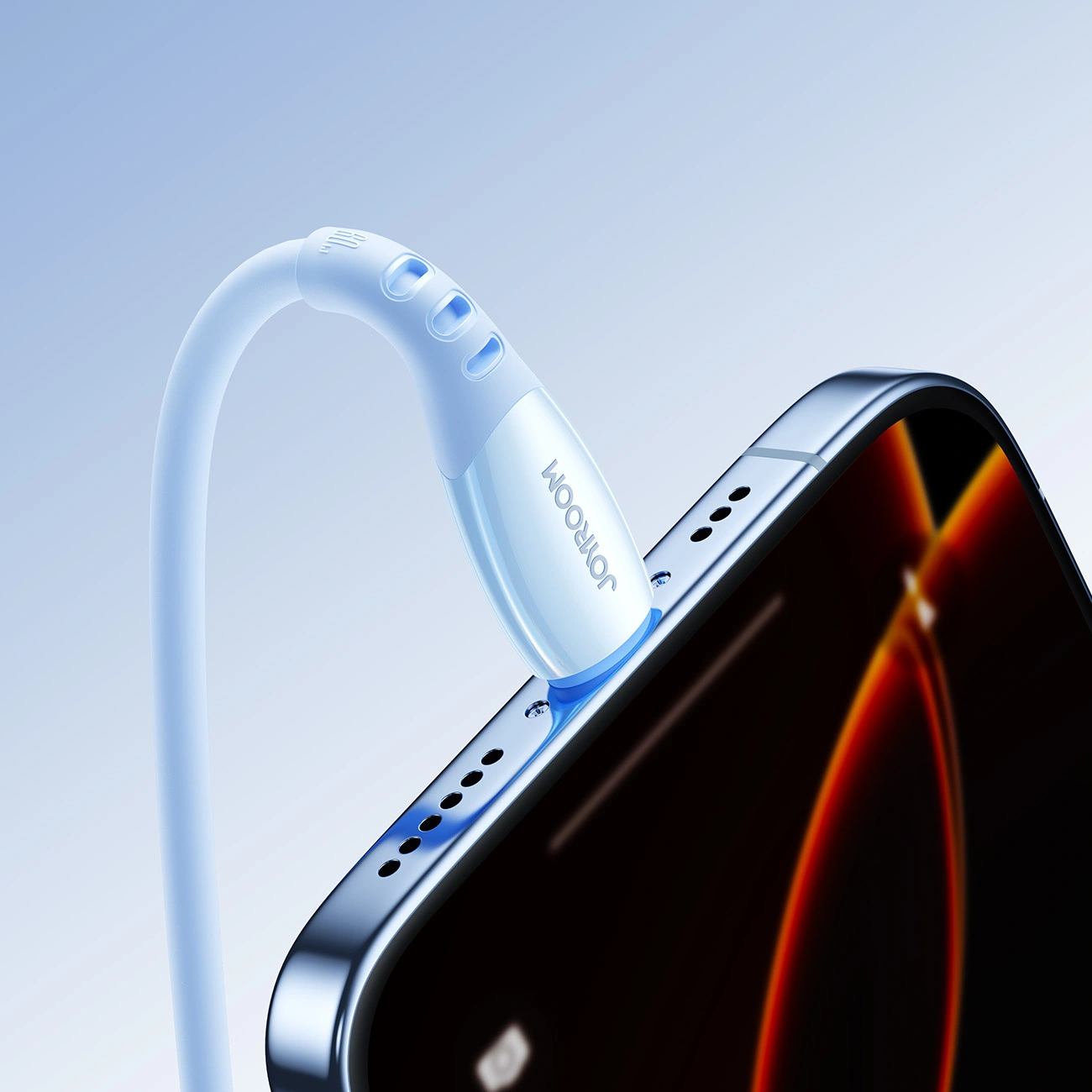 USB-C Data and Charging Cable - USB-C Joyroom S-A59 Vibrant, 60W, 1.2m, Blue