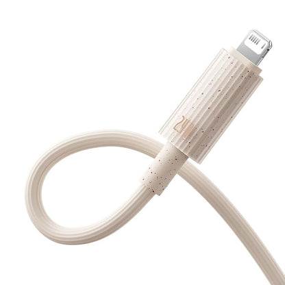 USB-A to Lightning Baseus Habitat Data and Charging Cable, 18W, 2m, Green P10360200631-01