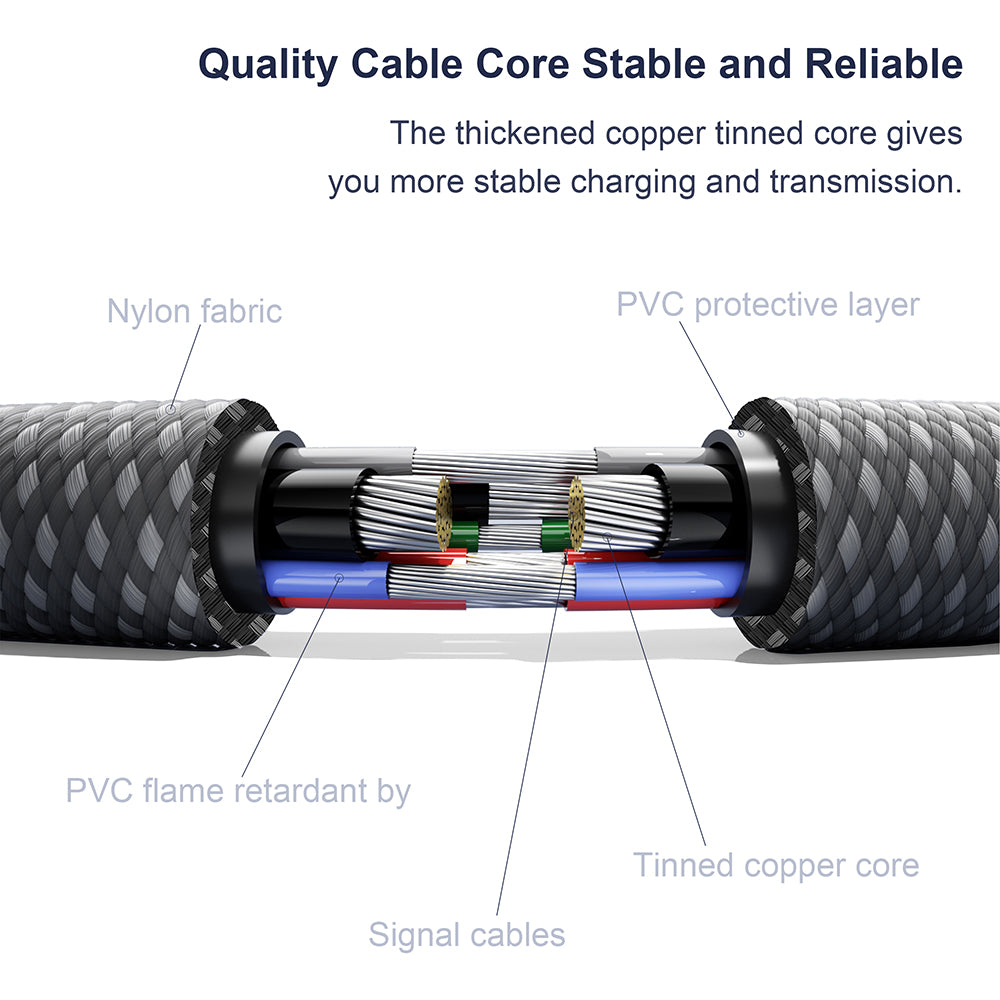 USB-A to Lightning Data and Charging Cable Lito LD14, 18W, 1m, Black