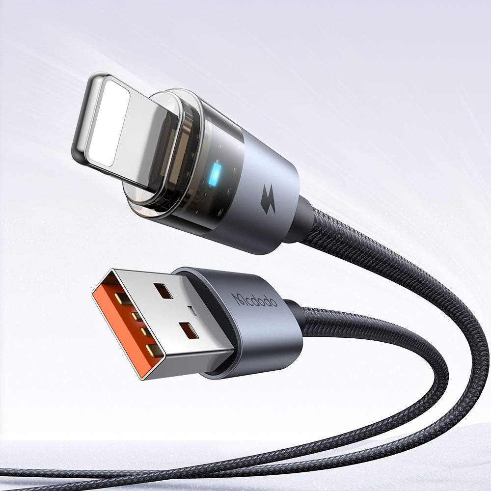 USB-A to Lightning McDodo CA-6910 Data and Charging Cable, 18W, 1.2m, Black