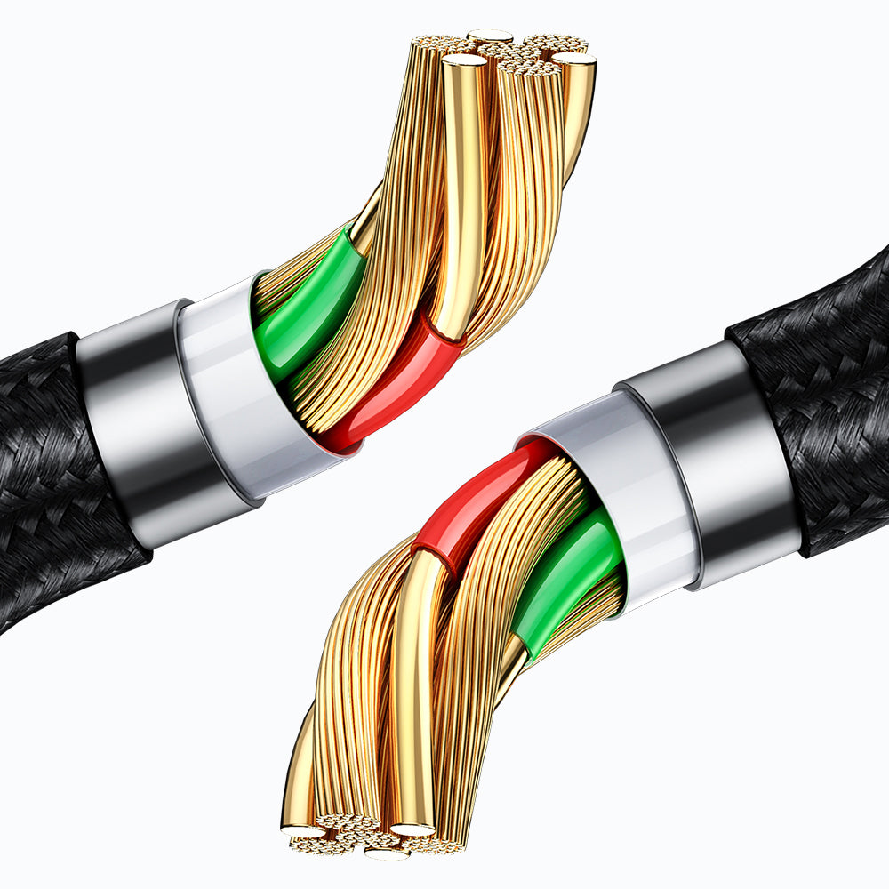 USB-A to microUSB Data and Charging Cable McDodo CA-1070 Display, 18W, 1.2m, Black