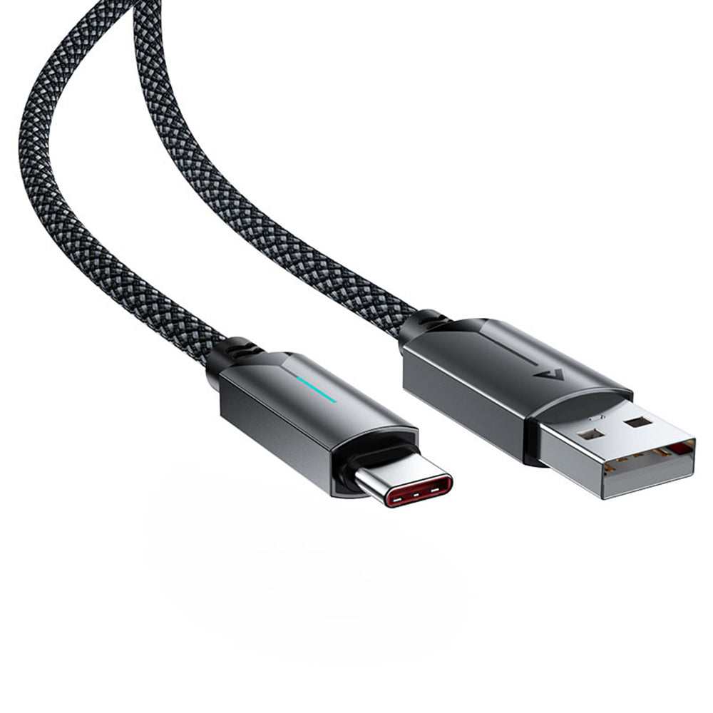 USB-A to USB-C Acefast C19-04 Data and Charging Cable, 18W, 1.2m, Black