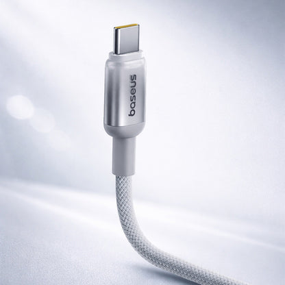 Baseus Discolor USB-A to USB-C Data and Charging Cable, 100W, 2m, Silver E0420700