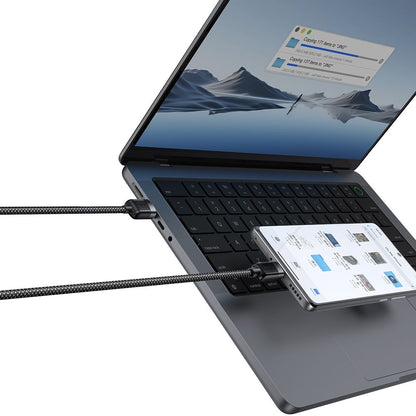 McDodo CA-5650 Self Winding USB-A to USB-C Data and Charging Cable, 66W, 1.2m, Black