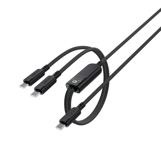 USB-C Data and Charging Cable - 2 x USB-C Acefast C5-11, 100W, 1.2m, Black