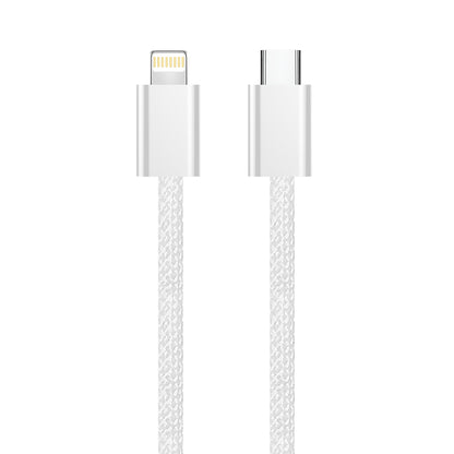 USB-C to Lightning Data and Charging Cable ColorWay CW-CBPDCL061, 27W, 1m, Gray