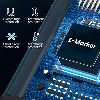 USB-C to Lightning Data and Charging Cable Lito LD09CL Display, 36W, 1.2m, Black