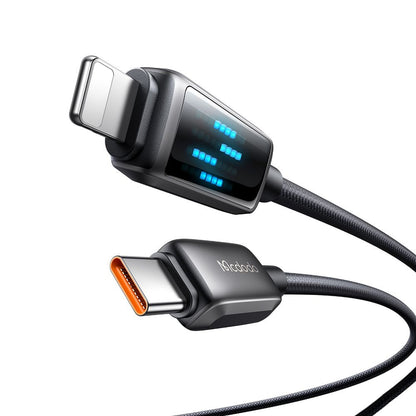 USB-C to Lightning McDodo CA-2630 Display Data and Charging Cable, 36W, 1.2m, Black