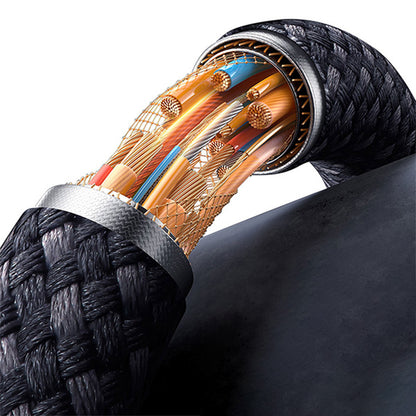 USB-C - Lightning / USB-C Lito LD12 Data and Charging Cable, 60W, 1.2m, Black