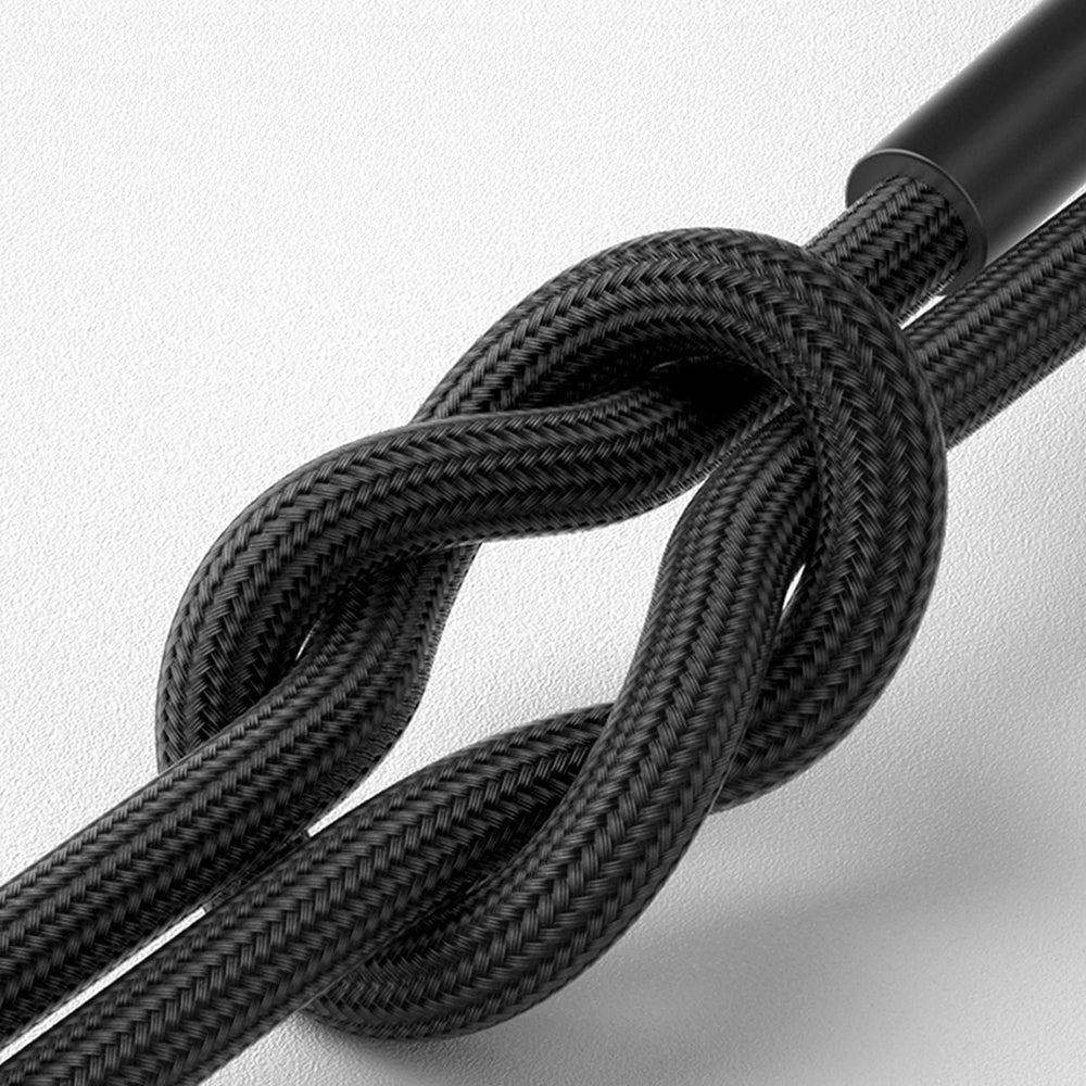 USB-C Data and Charging Cable - USB-C 3MK Hyper N Angled, 100W, 1m, Black