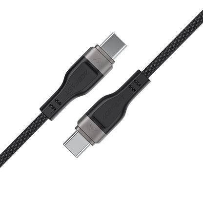 USB-C Data and Charging Cable - USB-C Acefast C11-03, 60W, 1.2m, Black