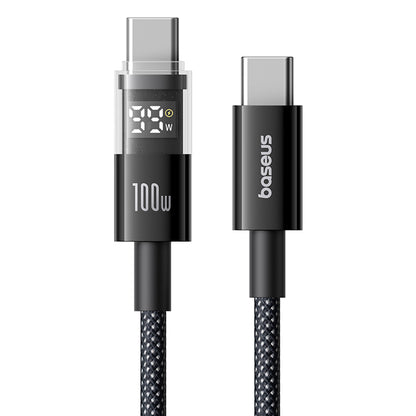 USB-C Data and Charging Cable - USB-C Baseus Display 2, 100W, 2m, Black P10377706123-00
