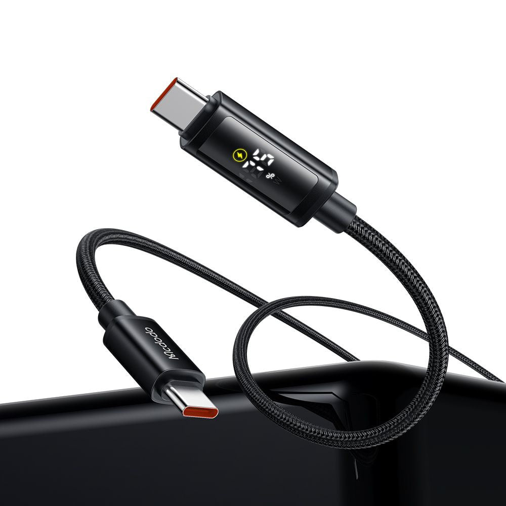 USB-C Data and Charging Cable - USB-C McDodo CA-8000 Display, 100W, 1.2m, Black