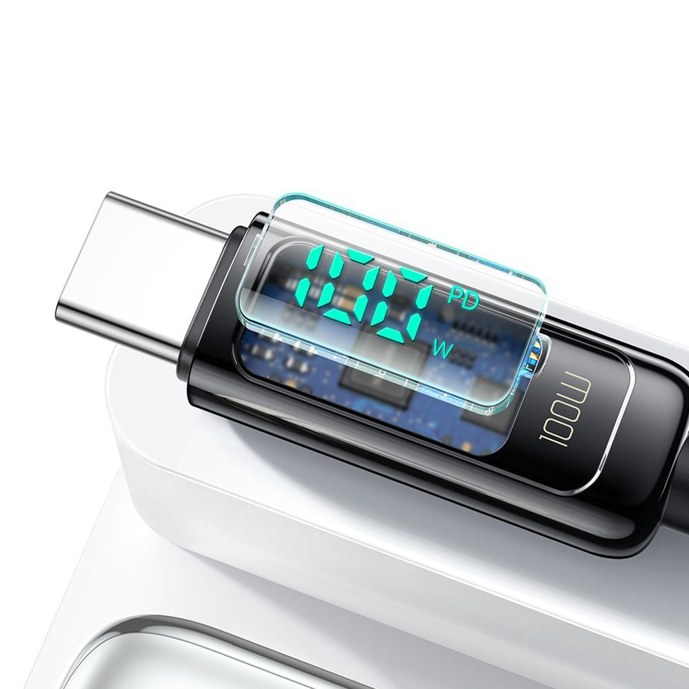USB-C Data and Charging Cable - USB-C McDodo CA-8820 Display, 100W, 1.2m, Black