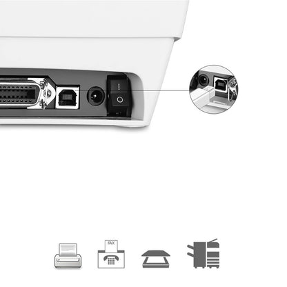 Printer Cable UGREEN US241, USB-C - USB-B, 1.5m, White 