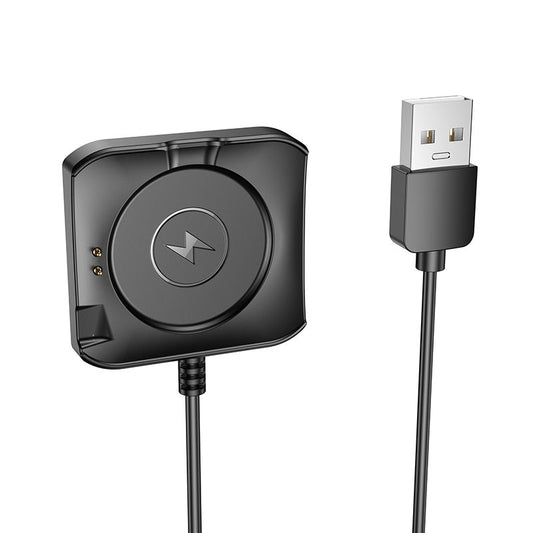 Charging Cable for HOCO Y28 Smartwatch, USB-A, Black