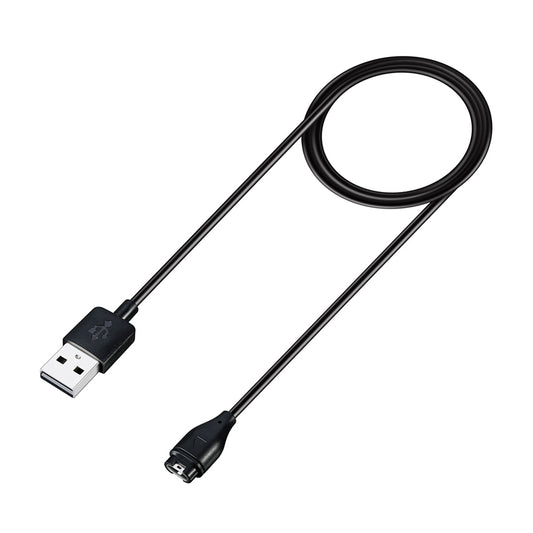 Techsuit TGC1 Charging Cable for Garmin Watch Fenix / vivoactive Series, USB-A, Black