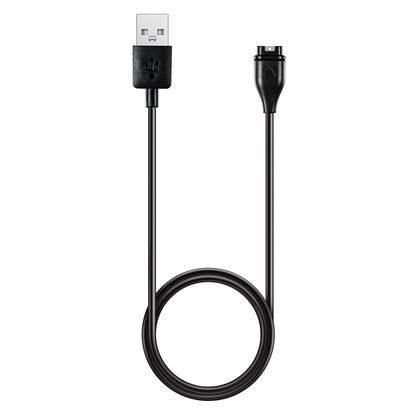 Techsuit TGC1 Charging Cable for Garmin Watch Fenix / vivoactive Series, USB-A, Black