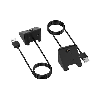 Techsuit TGC3 Charging Cable for Garmin Fenix 5 Plus / 7X / 6X / 6 / 5, USB-A, Black