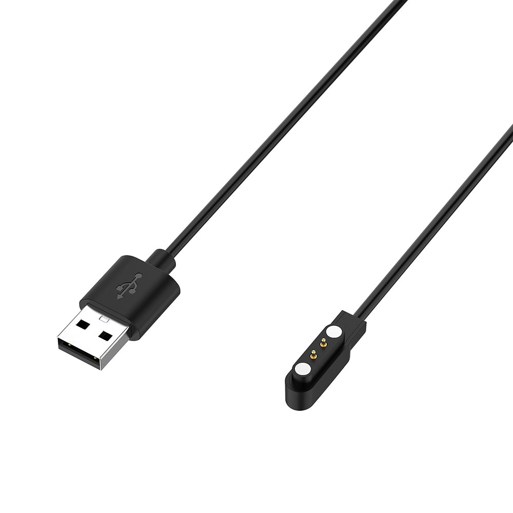 Techsuit TXC4 Charging Cable for Oneplus Nord Watch / Haylou Bling LS12 / RT LS05S, USB-A, Black
