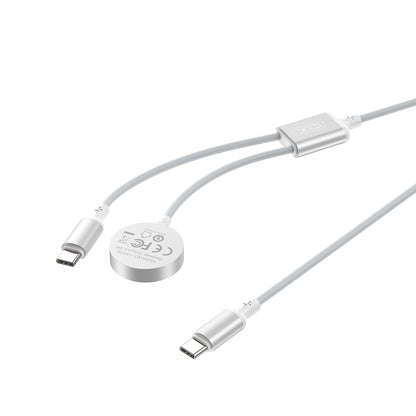 XO Design CX030 Wireless Charger for Apple Watch Series, USB-C, White