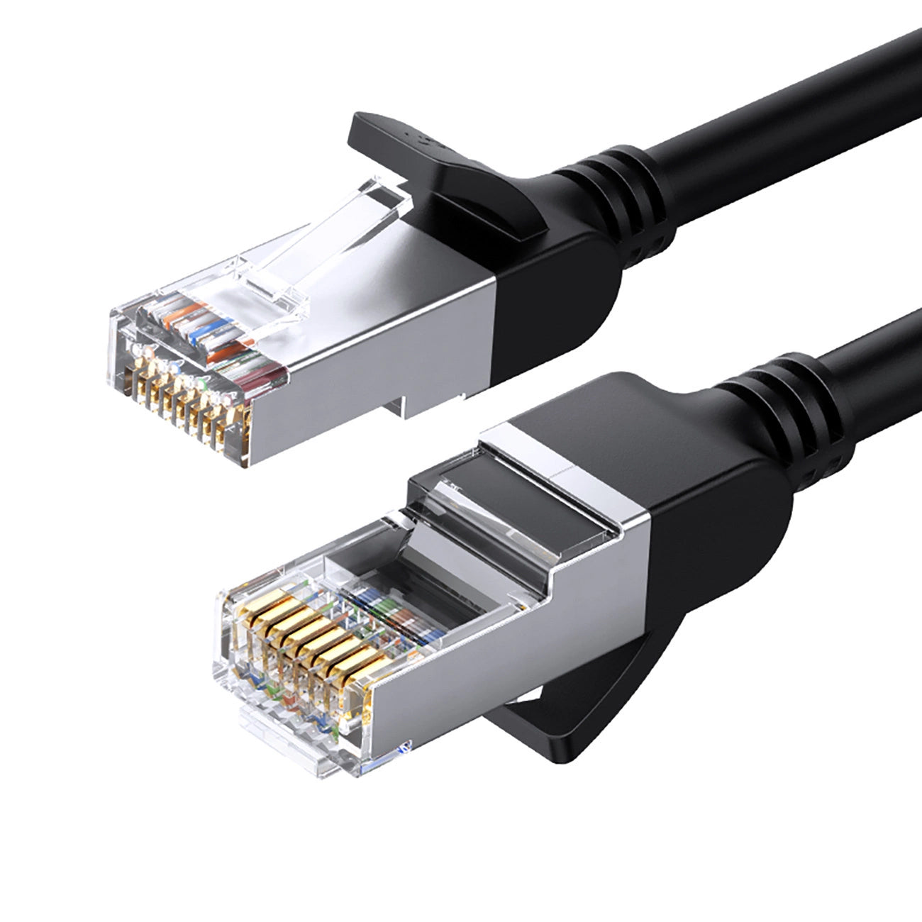 Network Cable UGREEN NW101, UTP, Cat6, 1m, Black 