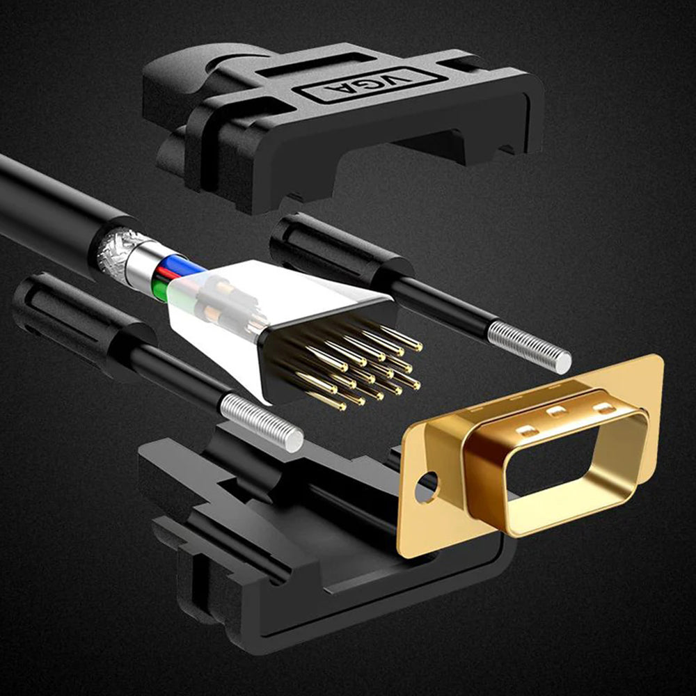 UGREEN VG101 Video Cable (11633), VGA - VGA, 10m, Black